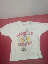 Vintage Brooklyn Dodgers 1950's Hanes Tshirt Youth Baseball