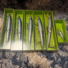 Olympic Old Minnow Set with Box Vintage Lure Collectible