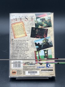 Myst for Sega Saturn Complete In Box (CIB) with Manual Broken Hinge See Pics