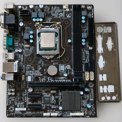Gigabyte GA-H81M-D2V Mainboard Sockel 1150 mit Intel Xeon E3-1220v3 CPU