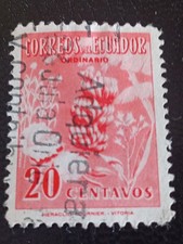 Timbre Équateur 20 Centavos