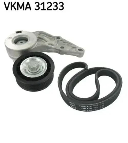 Multi-ribbed V-belt kit VKMA 31233 SKF for VW FORD SEAT AUDI