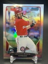 2013 Bowman Chrome Refractor Jayson Werth Washington Nationals #155