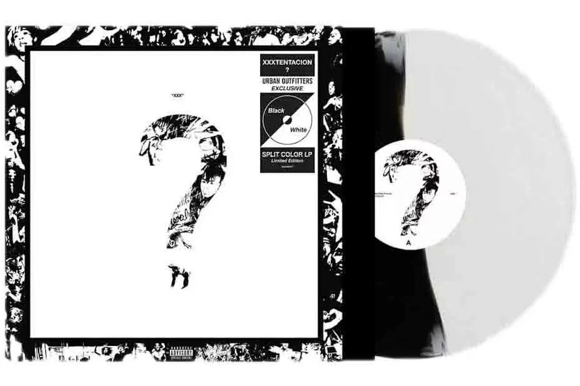 XXXTENTACION LP カラーヴァイナル 非公式盤 中古 Xxxtentacion - ? - Black White Vinyl - LP | eBay