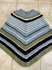 Vintage julep lounge Poncho Cape Hippie One Size Boho Festival