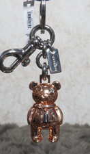 Coach 3D Bear Bag Charm Rose Gold - NWT 87166 