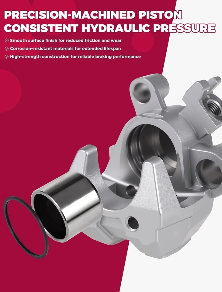 Pinzas de freno delanteras para Yamaha Warrior 350 Big Bear 250 350 400 Grizzly Foto 3 de 4