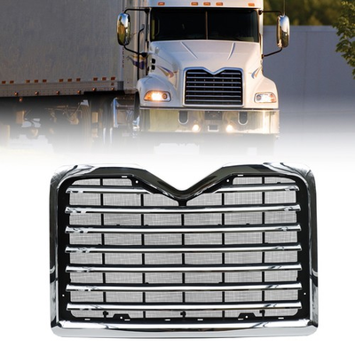 #ad Mack Vision Pinnacle Grille w Bugscreen CX CXU 02 16 Chrome 25166278 6MF580M $150.99