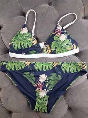 Lively Bikini Women's Large Tropical Triangle Padded Adjustable