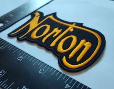 NORTON Patch Iron On Sew Patch Biker Rockers Motor Sport High Quality Patch 