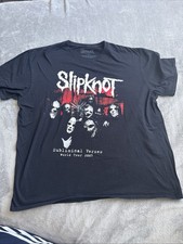 Slipknot Subliminal Verses World Tour 2005 Shirt Size XXL