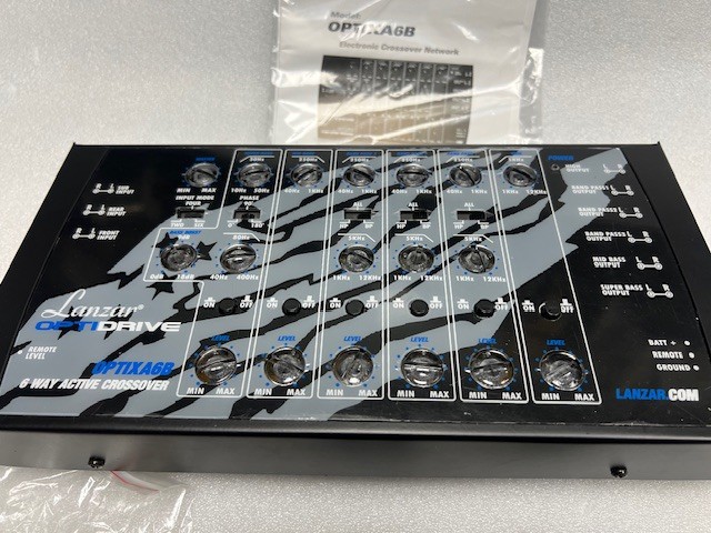 Lanzar Opti drive Model OPTI XA6B 6 way active crossover BRAND NEW