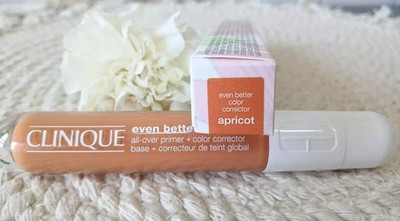 Clinique Even Better All-Over Primer + Color Corrector Base ~ APRICOT ~0.2 fl oz