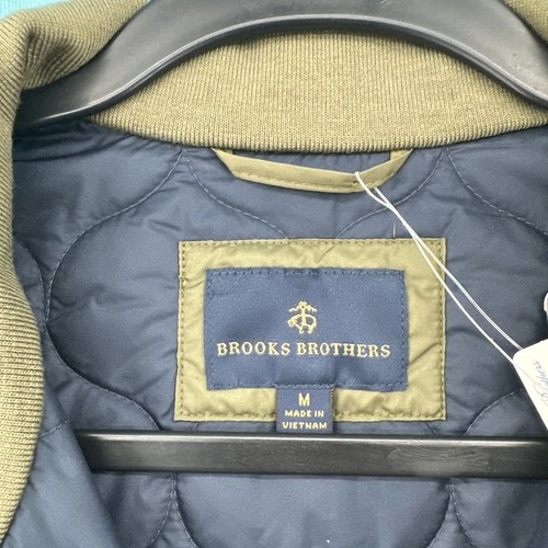 NWT Brooks Brothers Thermore Insulated Onion Quilted Jacket Medium Green NWT image 4