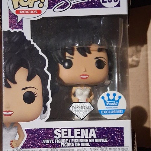Funko Pop! Rocks Selena #206 Diamond Exclusive White Grammy Dress Vinyl Figure