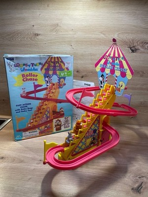 Looney Tunes Lovables Roller Chase Playset TYCO Coaster Baby Bugs Baby Taz