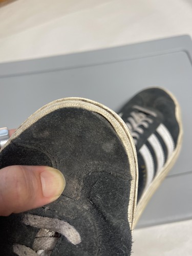 Scarpe Adidas Gazelle Bold da donna taglia 8,5 plateau scamosciate 2023 sneakers - Foto 10 di 12