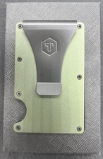 OTO Thin Slim Minimalist Wallet RFID - Army Green NEW 6 Bills 12 Cards