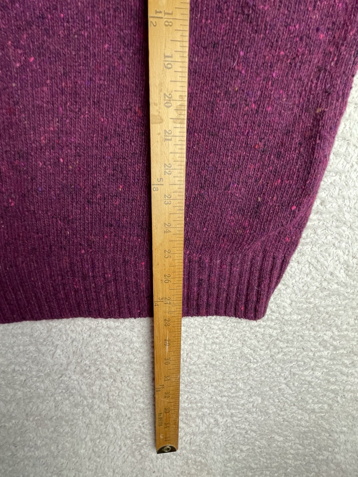 Peter Millar Wool Blend Sweater Elbow Patch Butto… - image 6