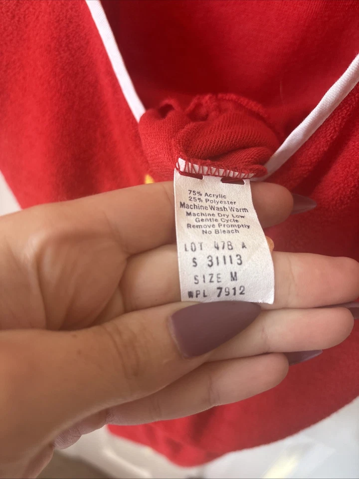 70s Red Terry Cloth Playsuit - Image 4 of 4