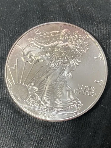 American Silver Eagle 1oz 2014 BU Uncirculated Nice Toning