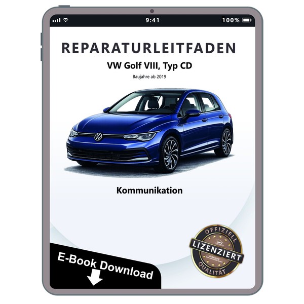 VW Golf 8 CD Ab 2019 Radio Navigation Kommunikation Reparaturhandbuch Download-image