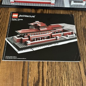Lego Architecture Robie House 21010 Frank Lloyd Wright Set 100% Complete W/ Box