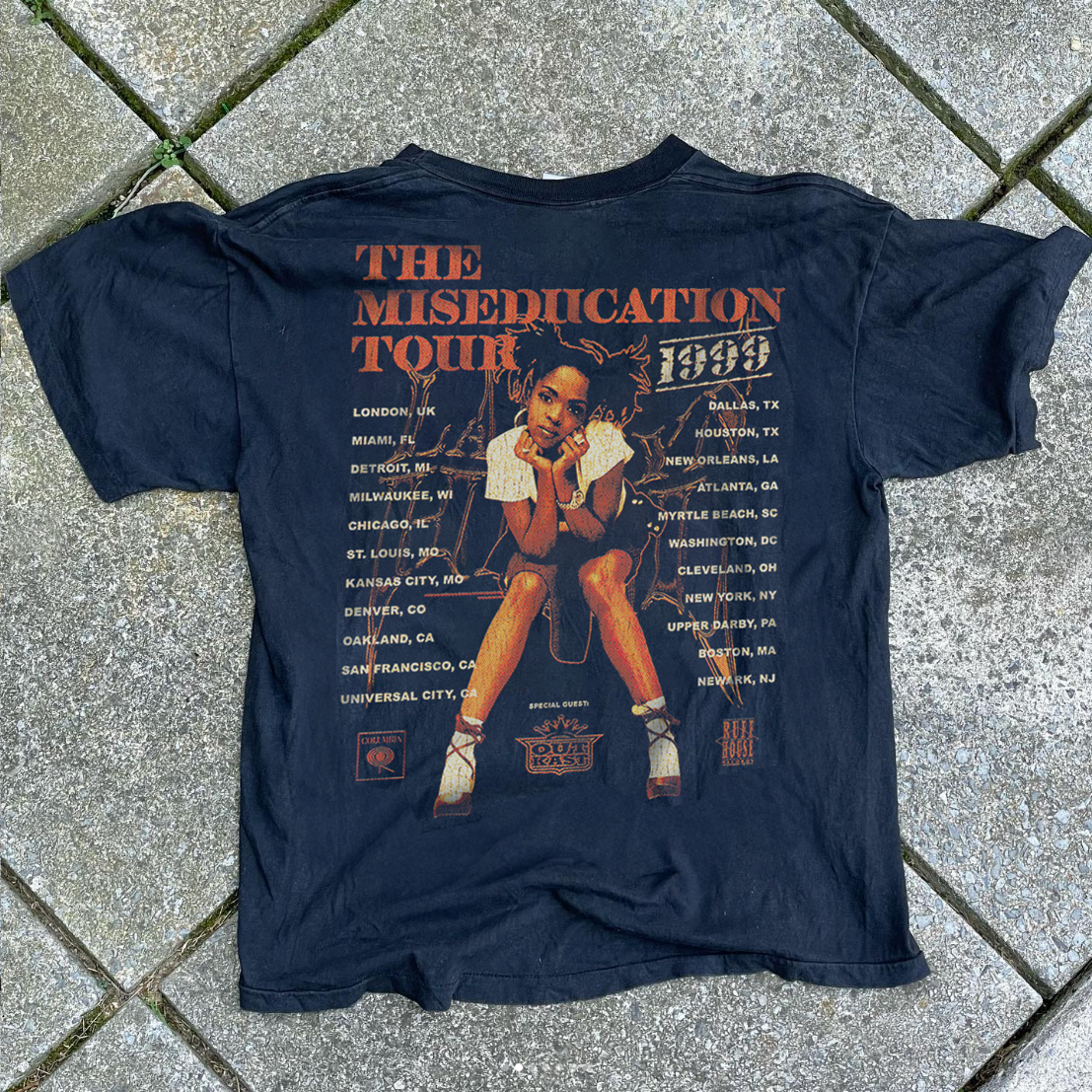 1999 Lauryn Hill - Miseducation Tour Rare T-Shirt Black S | eBay