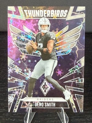 #26 Geno Smith 2025 Panini Phoenix - Thunderbirds Silver Winter Prizm #/199