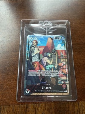 SHANKS OP09-001 Promo Card Holo 2025 PSA Magazine Promo One Piece Sealed