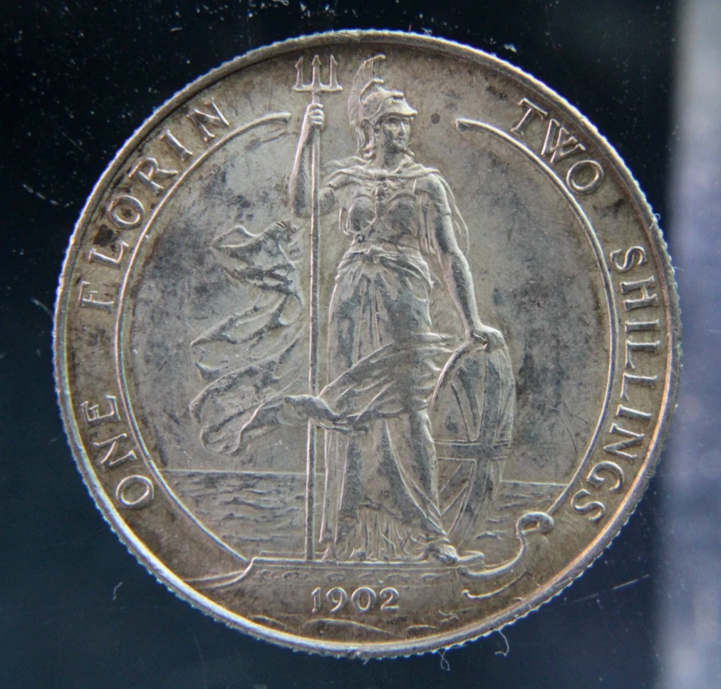 银色1902 年英国硬币| eBay