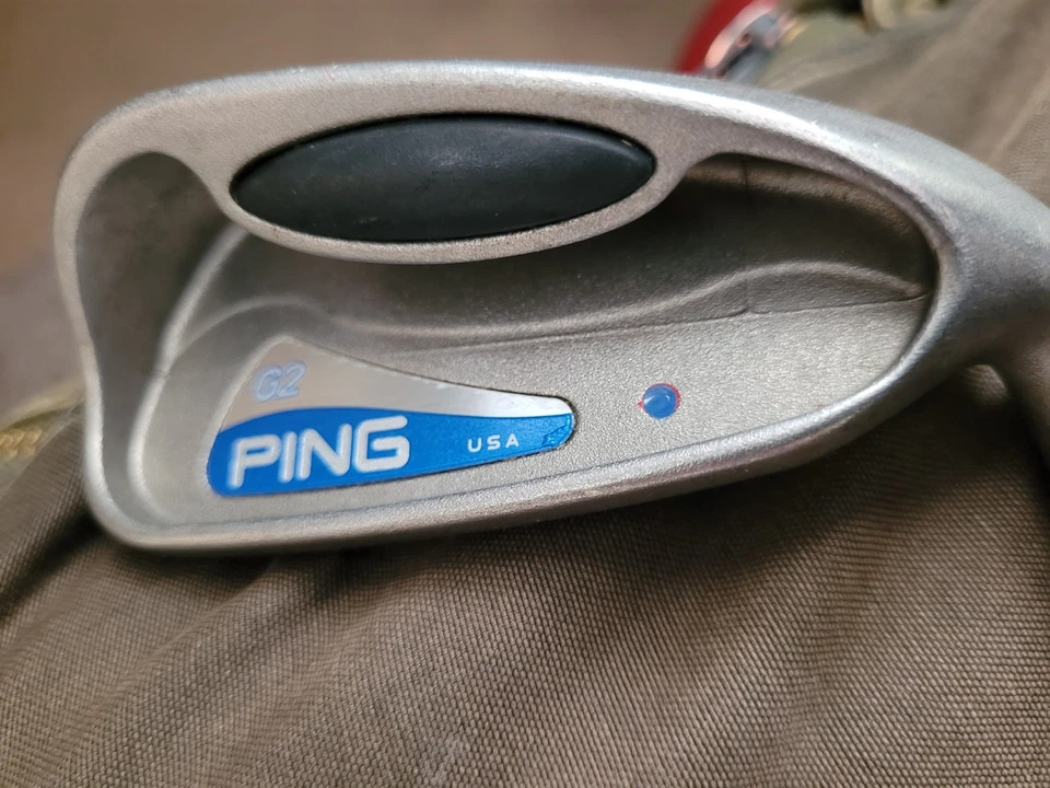 Ping G2 Irons / 3-PW + SW / Blue Dot / Stiff Flex Ping TFC 100 Shafts,9 clubs RH - Image 2 of 4