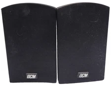 DCM Cinema 1 Satellite Speakers Pair Black Home Theater Audio Sound System