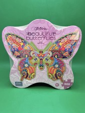 MEGA PUZZLES Beautiful Butterflies 500-Piece Interlocking Jigsaw Puzzle 50618ACN