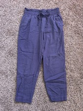 A New Day Women's Small Casual Tapered Pull-On Paperbag Elastic Waist Pants