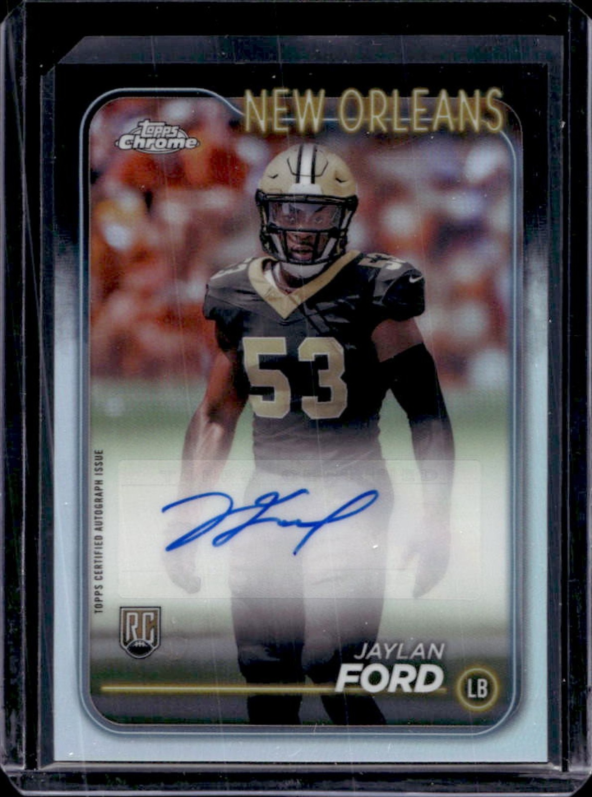 Jaylan Ford Topps Chrome Rookie Autographs Variations #RAJFO Base
