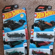Hot Wheels Formula 1 1:64 Diecast Car Lot Unopened McLaren Ferrari Mercedes