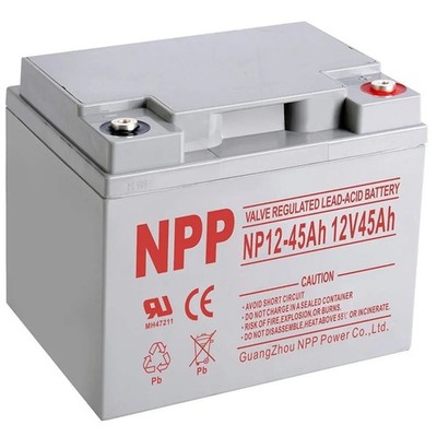NPP NP 12V 45Ah AGM VRLA Battery - High-Capacity
