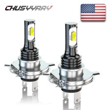 Motorcycle Led 6000k H4 Hs1 Headlight Led Hilo Beam Light Lamp White Bulbs Bulb