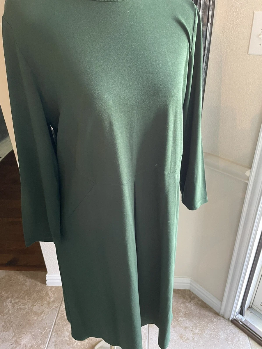 J Jill Wearever Collection dress womens Med Tall Green knit eBay