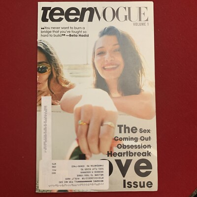 Lot of 4 TEEN VOGUE Magazines 2017 Volume I, II, III, IV BELLA HADID Chance The