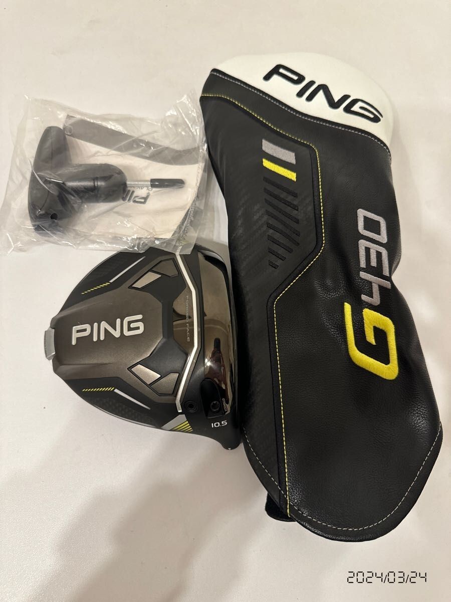 PING G430 MAX 10K HL DRIVER HEAD ONLY 10.5 w H/C&Wrench Japan  