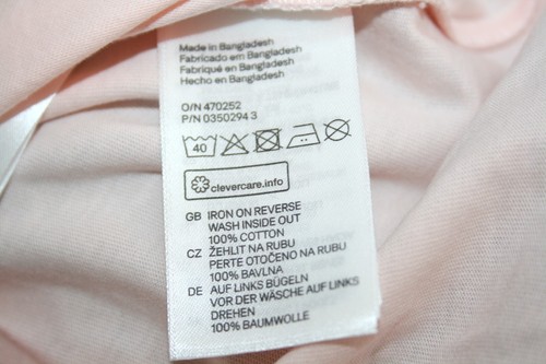 Ƹ̵̡Ӝ̵̨̄Ʒ H&M T-Shirt Mädchen Hase Kaninchen Rosa Blumen Sommer Gr 122 128 - Bild 5 von 5