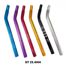 BMX HARO Seat Gt 25.4mm X 400mm Lay Back Alloy Old School Fluted Aluminium