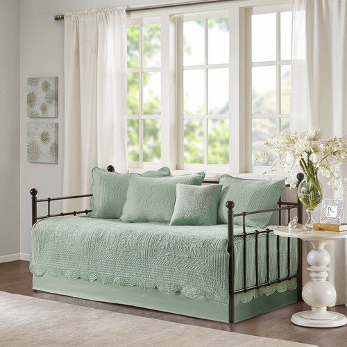 Madison Park Tuscany 6 Piece Reversible Scalloped Edge Daybed Cover Set - Picture 4 of 36