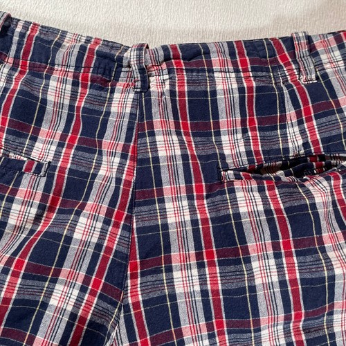 Y2K Bugle Boy Shorts Mens 36 Blue Plaid Skate Baggy Cargo Plaid Street Grunge - 第 14/15 張圖片