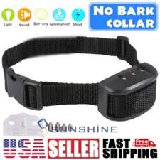 Anti Barking Collar for Dogs Pet Beep Vibration 7 Sensitivity Levels Adjustable