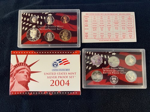 2004 Silver Proof Set U.S.Mint, OGP & COA
