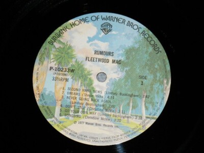 Fleetwood Mac – Rumours・1977 Japan LP Fleetwood Mac Rumours (1977) LP Vinyl 1st Japan Press w/ OBI