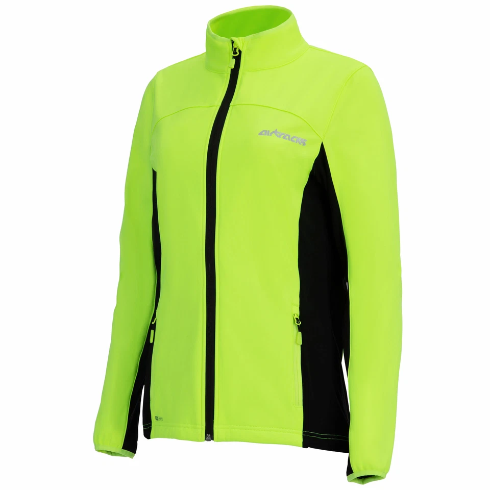 AIRTRACKS Pro Line II Chaqueta Térmica Softshell Cortaviento Mujer Neon Negro - Imagen 1 de 4